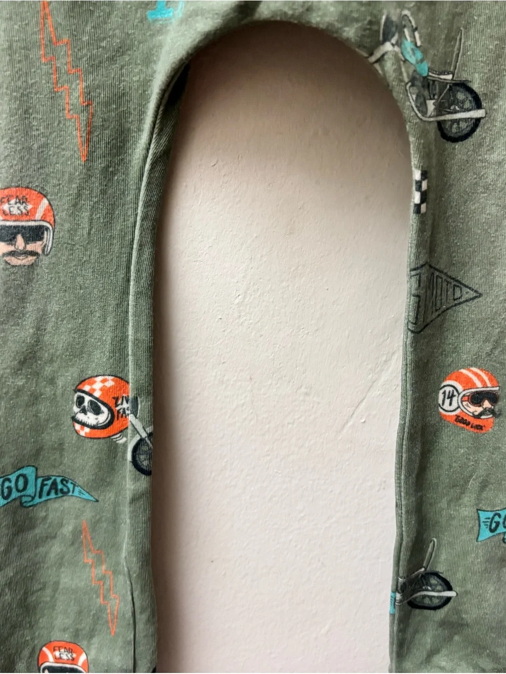 Rags | Kids Raglan-Sleeve Racing Romper - Picture 4 of 6